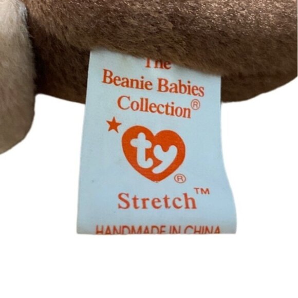 Ty Beanie Baby Stretch Ostrich Plush Toy Vintage Collectible 1997 Retired Brown/ - Picture 9 of 10